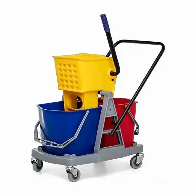 Carro balde duplo 34 L com espremedor – Nobre