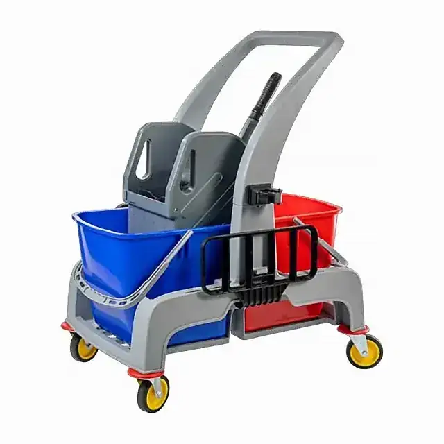 Carro balde duplo 60 L com espremedor – Nobre