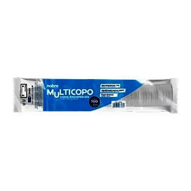 Copo descartável Multicopo 180 ml PS – Nobre