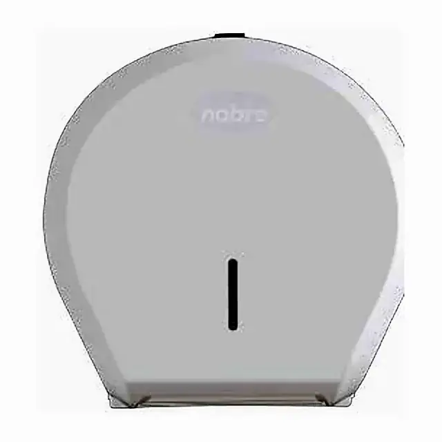 Dispenser papel higiênico rolão Nobre New Classic branco/preto – Nobre