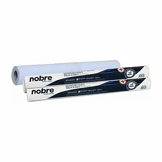 Lençol hospitalar descartável 70 cm x 50 m – Nobre
