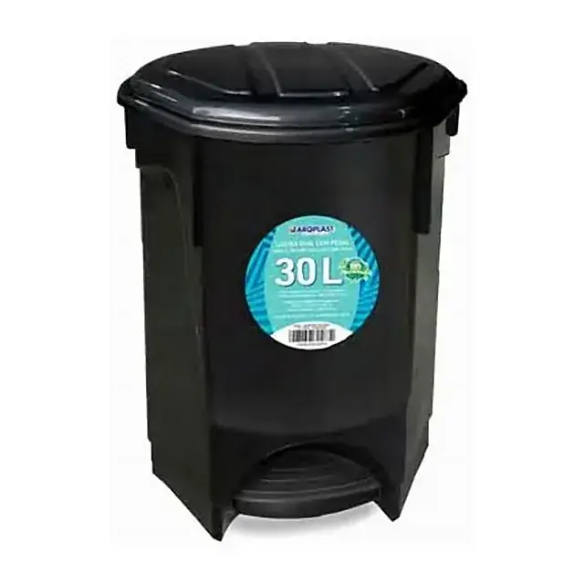 Lixeira oval com pedal 30 L – Arqplast
