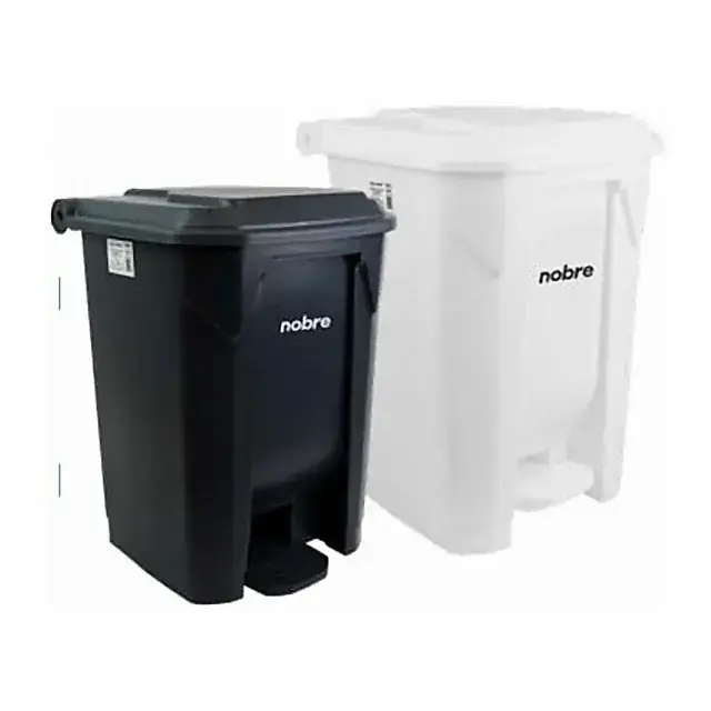 Lixeira plástica com pedal 50 L – Nobre