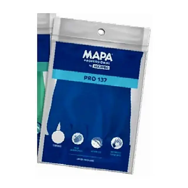 Luva látex Mucambo azul – Mucambo