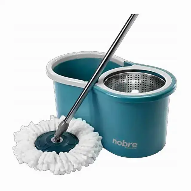 Mop rotatório com cesto inox 13 L – Nobre