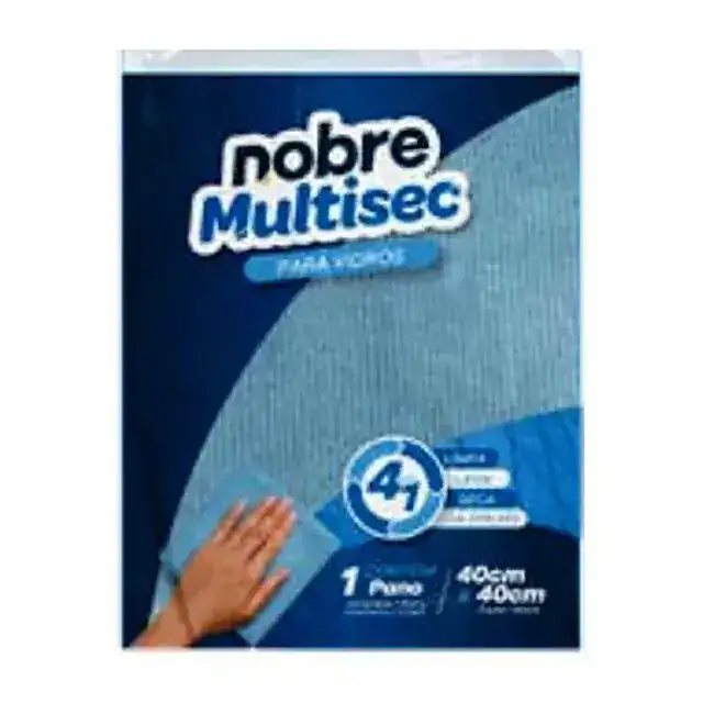 Pano de microfibra Multisec para vidros 40x40 – Nobre