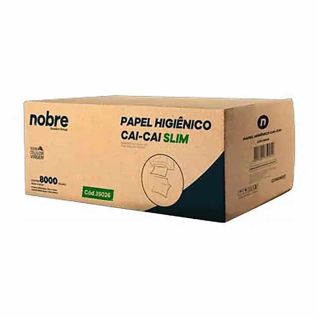 Papel higiênico cai-cai Slim 8000 folhas – Nobre