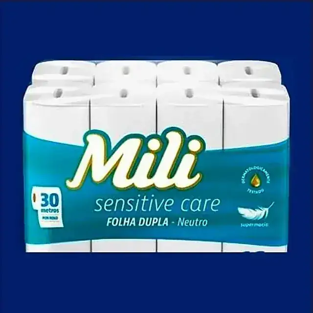 Papel higiênico Mili Sensitive Care 16 rolos – Mili