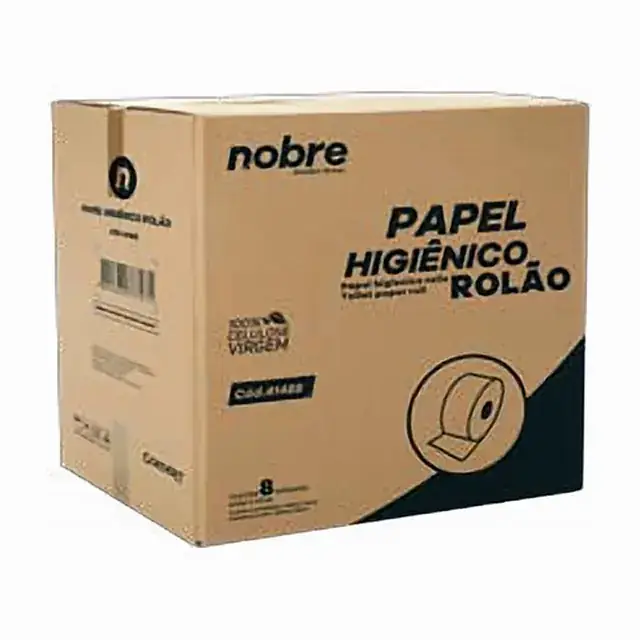 Papel higiênico rolão caixa 10cm x 300m – Nobre