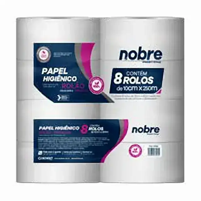 Papel higiênico rolão folha dupla 10cm x 250m – Nobre