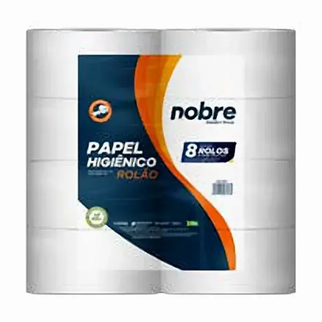 Papel higiênico rolão folha simples 10cm x 300m – Nobre