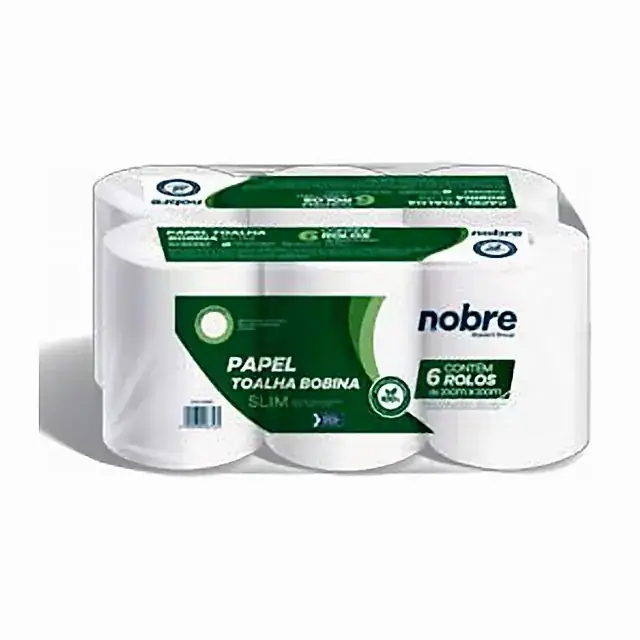 Papel toalha bobina Slim 200 m – Nobre
