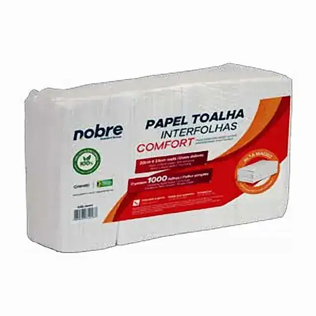 Papel toalha interfolhas Comfort 1000 folhas – Nobre