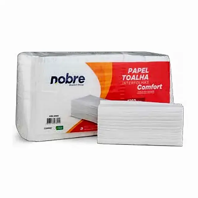 Papel toalha interfolhas Comfort 1250 folhas – Nobre