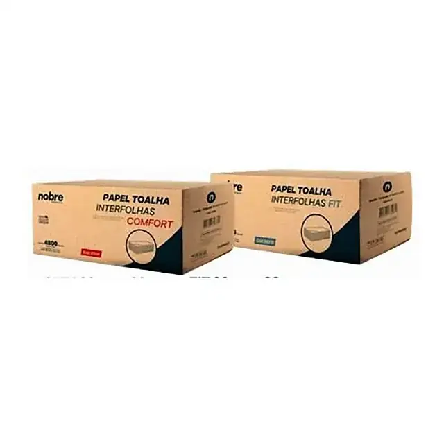 Papel toalha interfolhas Comfort 20x23 caixa 4800 folhas – Nobre