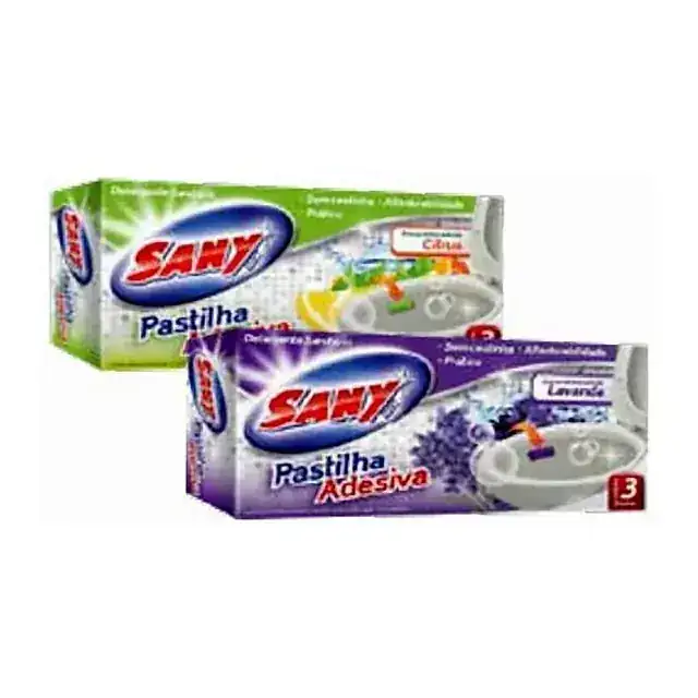 Pastilha sanitária adesiva Sany (cartela com 3) – Sany