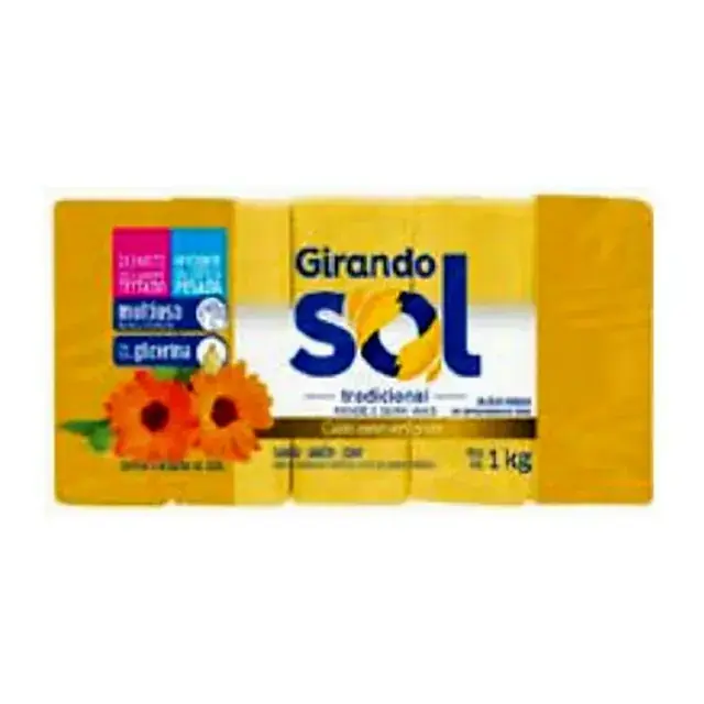 Sabão em barra Girando Sol 5 x 200 g – Girando Sol