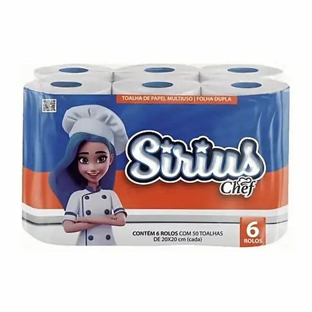 Toalha de papel Sirius Chef 6 rolos – Sirius Chef