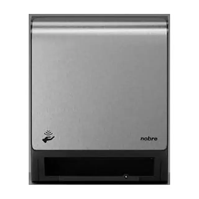 Toalheiro sensor Nobre Brave preto inox Select – Nobre